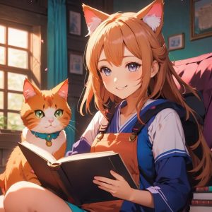 AI anime art