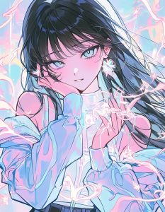 AI anime art