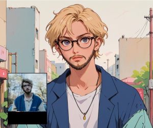 AI anime art