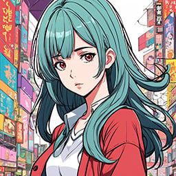 AI anime art