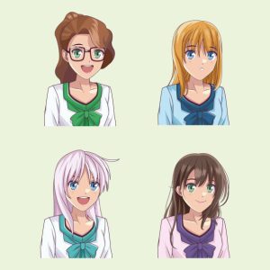 AI anime art