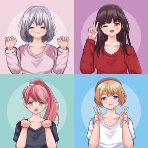 AI anime art