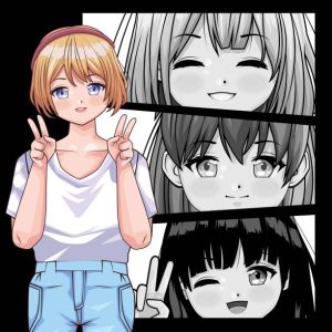 AI anime art