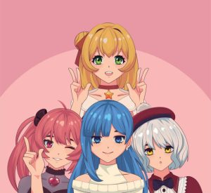 AI anime art