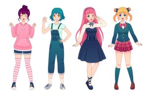 AI anime art