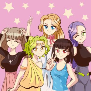 custom anime art