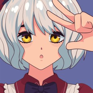 AI anime art