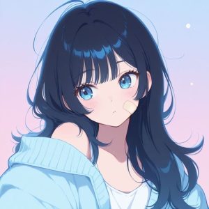 AI anime art