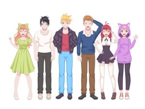 AI anime art