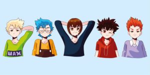 AI anime art