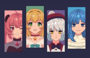 AI anime art