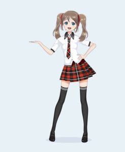 AI anime art